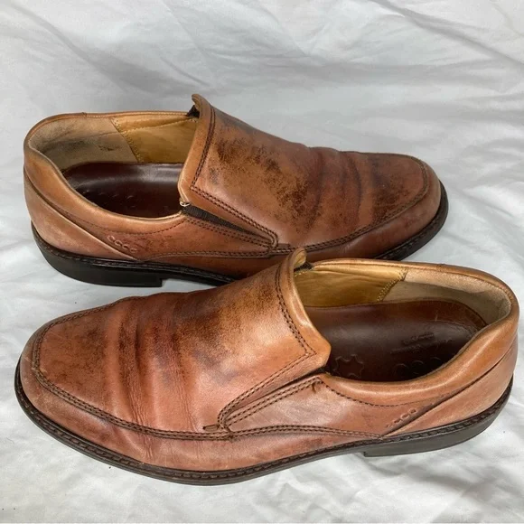 Ecco Distressed Leather Slip On Loafer ECCO Men main image 2